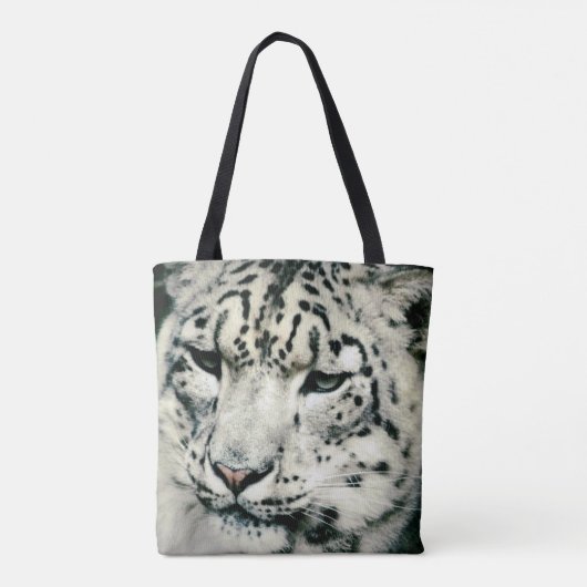 Prachtige Snow Leopard Tote Bag (Achterkant)