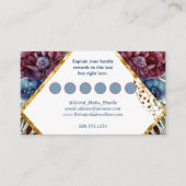 Prachtige Sophistication Jewel-Toned Peony Informatiekaartje (Voorkant)