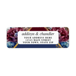 Prachtige Sophistication Jewel-Toned Peony Wedding Etiket