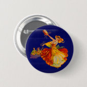 prachtige Spaanse danseres Ronde Button 5,7 Cm (Voorkant /achterkant)