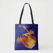 prachtige Spaanse danseres Tote Bag (Voorkant)