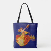 prachtige Spaanse danseres Tote Bag (Achterkant)