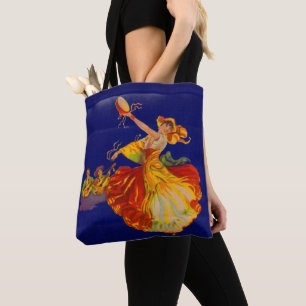 prachtige Spaanse danseres Tote Bag