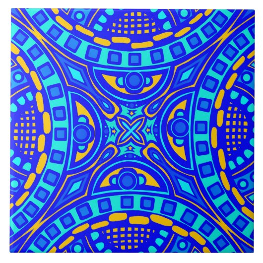 Prachtige Spaanse Tegel Tegeltje (Voorkant)