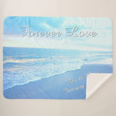 Prachtige, speciaal voor het huwelijk bestemde tas sherpa deken (Voorkant (horizontaal))