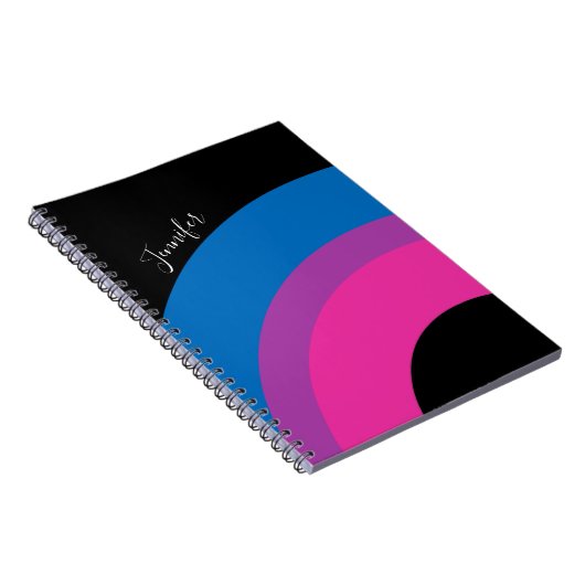 Prachtige speciale vlag voor biseksueel gebruik notitieboek (Rechterzijde)