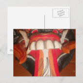 Prachtige Speelse Tong: Een vleugje Humor Briefkaart (Voorkant / Achterkant)