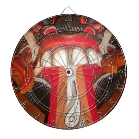 Prachtige Speelse Tong: Een vleugje Humor Dartbord (Voorkant)