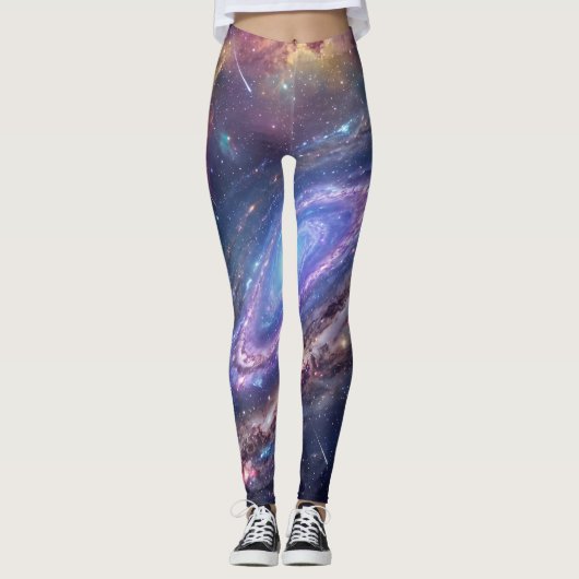 Prachtige Spiraalstelsel Universum Leggings (Voorkant)