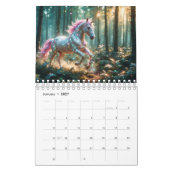 Prachtige sprankelende eenhoorns kalender (Jan 2027)