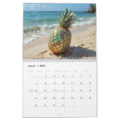 Prachtige sprankelende pinappels kalender (Mar 2027)