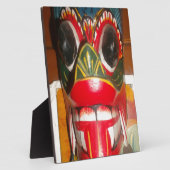 Prachtige Sri Lankaanse traditionele vuurmaskerkun Fotoplaat (Zijkant)