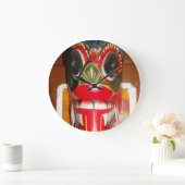 Prachtige Sri Lankaanse traditionele vuurmaskerkun Grote Klok (Huis)