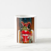 Prachtige Sri Lankaanse traditionele vuurmaskerkun Koffiemok (Center)