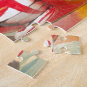 Prachtige Sri Lankaanse traditionele vuurmaskerkun Legpuzzel (Zijkant)