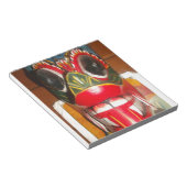 Prachtige Sri Lankaanse traditionele vuurmaskerkun Notitieblok (Schuin)