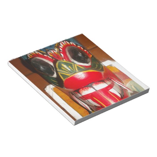 Prachtige Sri Lankaanse traditionele vuurmaskerkun Notitieblok (Schuin)