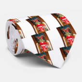 Prachtige Sri Lankaanse traditionele vuurmaskerkun Stropdas (Opgerold)