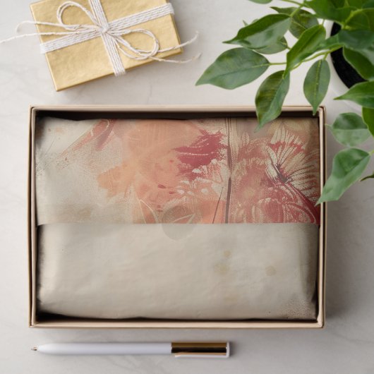 Prachtige staande Geisha Tissuepapier (Geschenk)