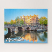 Prachtige stad Amsterdam, Nederland Legpuzzel (Horizontaal)