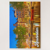 Prachtige stad Amsterdam, Nederland Legpuzzel (Verticaal)