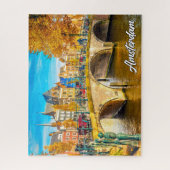 Prachtige stad Amsterdam, Nederland Legpuzzel (Verticaal)