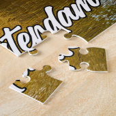 Prachtige stad Amsterdam, Nederland Legpuzzel (Zijkant)