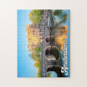 Prachtige stad Amsterdam, Nederland Legpuzzel (Verticaal)