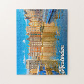 Prachtige stad Amsterdam, Nederland Legpuzzel (Verticaal)