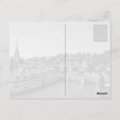 Prachtige stad Bern, Zwitserland Briefkaart (Achterkant)