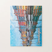 Prachtige stad Kopenhagen, Denemarken Legpuzzel (Verticaal)