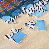 Prachtige stad Kopenhagen, Denemarken Legpuzzel (Zijkant)