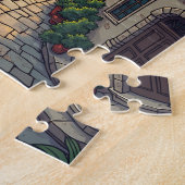 Prachtige stad puzzel (Zijkant)