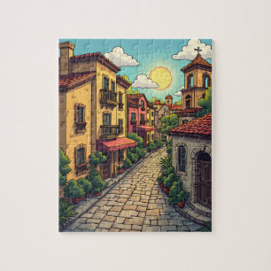 Prachtige stad puzzel legpuzzel