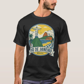 Prachtige Stad: Rio Skyline, Strand & Voetbal T-shirt
