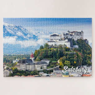 Prachtige stad Salzburg, Oostenrijk Legpuzzel