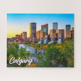Prachtige stad van Calgary, Alberta, Canada Legpuzzel
