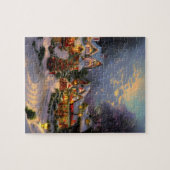 Prachtige  stadscentrum, kerstfeest legpuzzel (Horizontaal)
