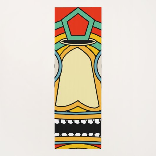 prachtige stam yogamat (Achterkant)