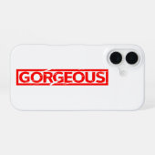 Prachtige Stamp iPhone 16 Hoesje (Achterkant horizontaal)