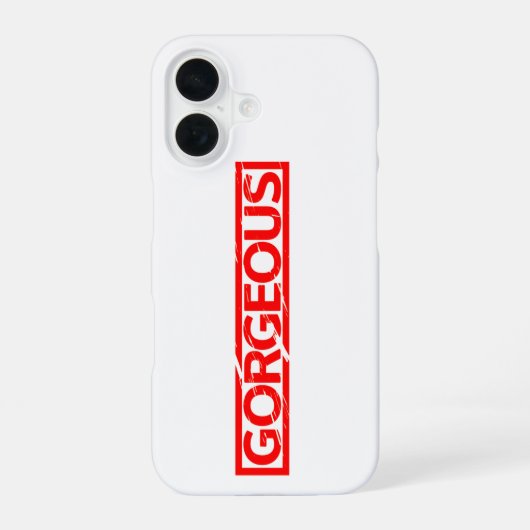 Prachtige Stamp iPhone 16 Hoesje (Achterkant)