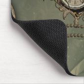 Prachtige steampunk klok muismat (Hoek)