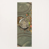 Prachtige steampunk klok yogamat (Achterkant)