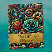 Prachtige Steampunk Thema Gears en Rozen Planner