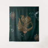 Prachtige steampunk vis. wandkleed (Voorkant)