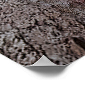 Prachtige steegje in Santorini, Griekenland Poster (Hoek)