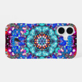 Prachtige Stellaire Kaleidoscoop iPhone 16 Hoesje (Achterkant horizontaal)