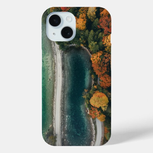 Prachtige stenen weg in kleurrijke herfst Case-Mate iPhone case (Achterkant)