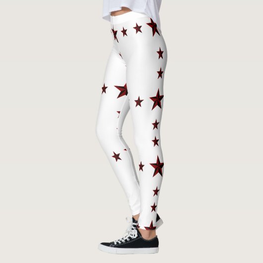 Prachtige sterren Print Comfortabele Stretchy Vrou Leggings (Links)
