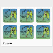 Prachtige Sticker met Malle Augurken (Vel)